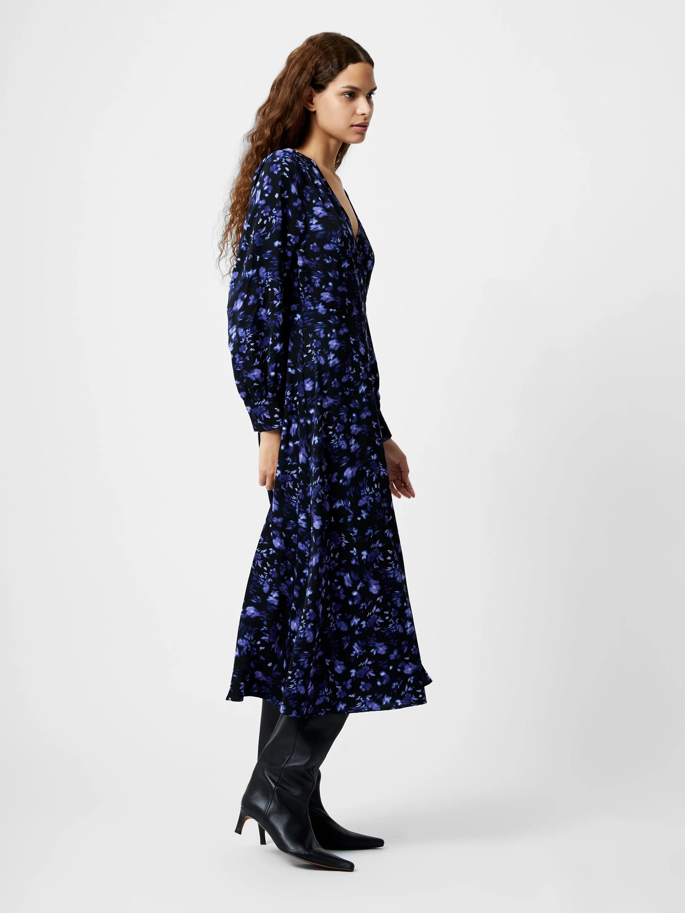 Aden Wrap Long Sleeve Dress