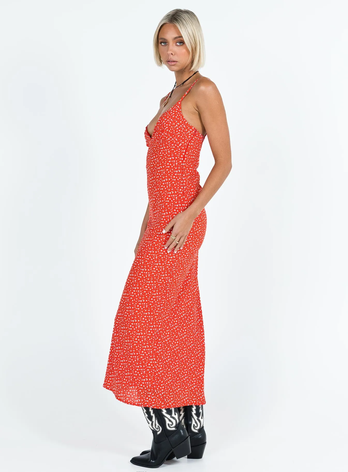 Alonso Maxi Dress Red