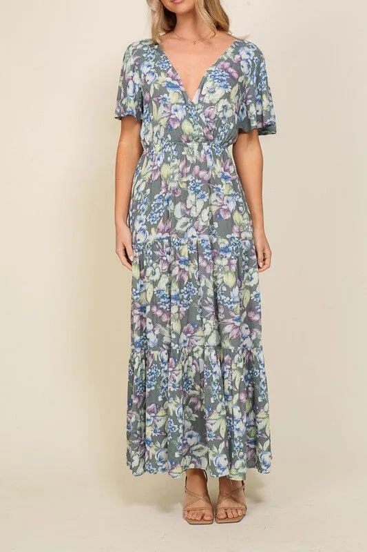 ARYA FLORAL MAXI DRESS