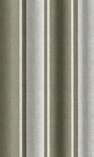 'Bamboo' Modern Striped Print Shades (Green/ Brown)