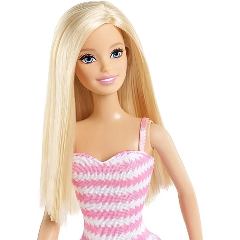 Barbie Doll [Pink Striped Sundress]