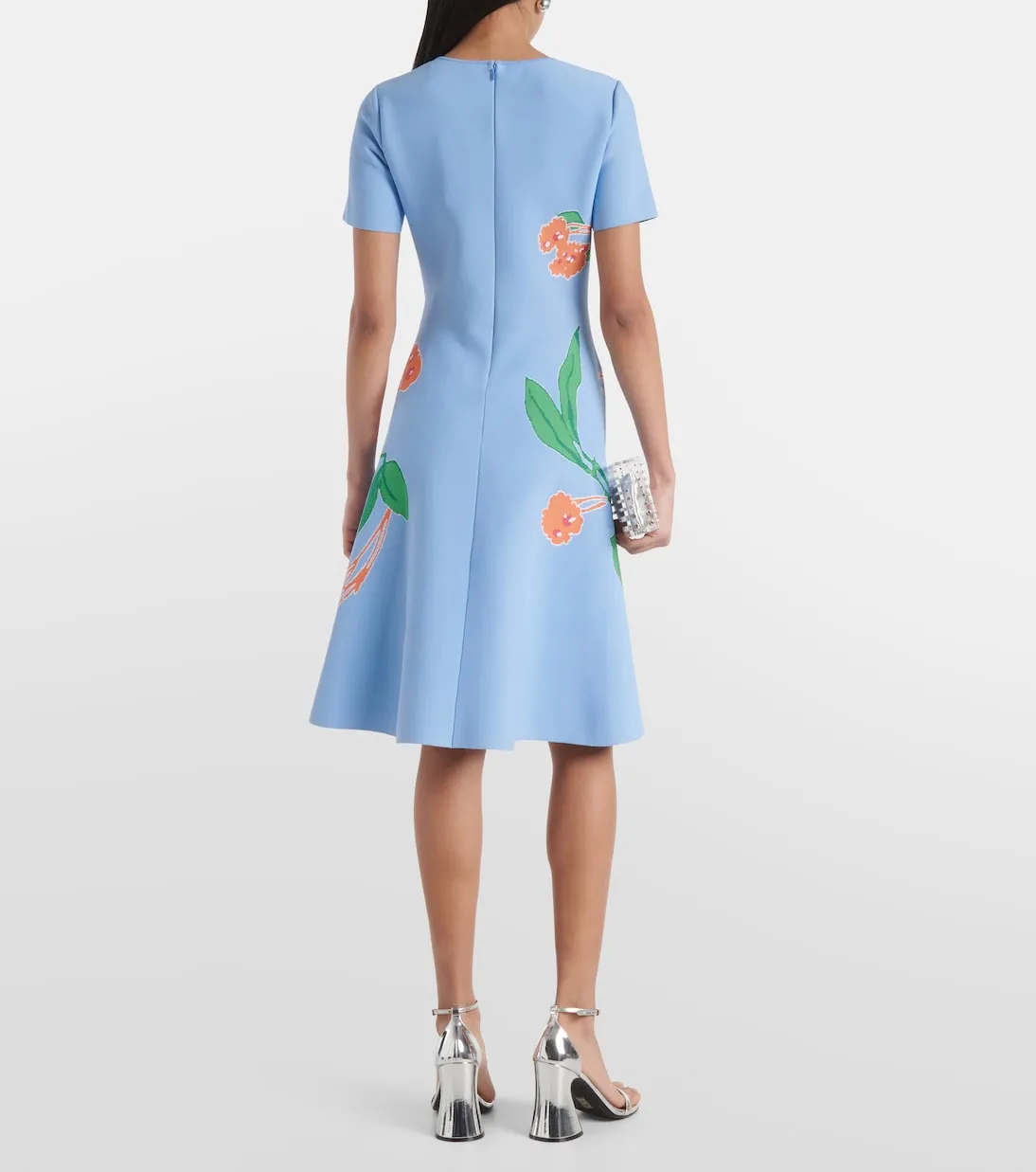 Carolina Herrera Floral Midi Dress, Multicolor