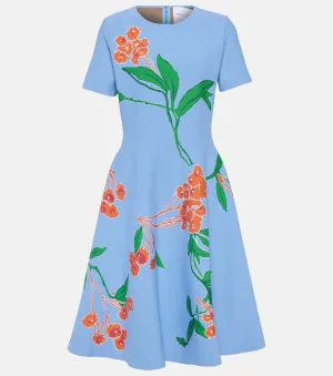 Carolina Herrera Floral Midi Dress, Multicolor