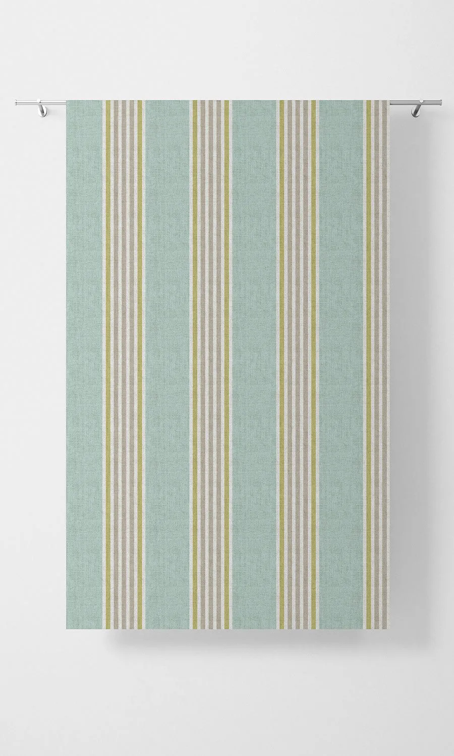 'Country Club' Striped Print Shades (Turquoise Blue/ Green)