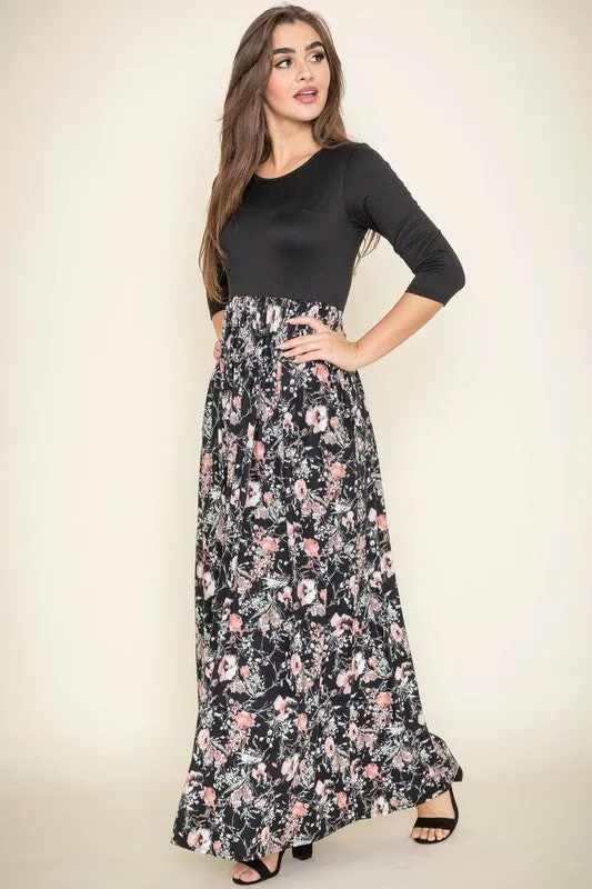 Ditsy Floral Maxi Dress