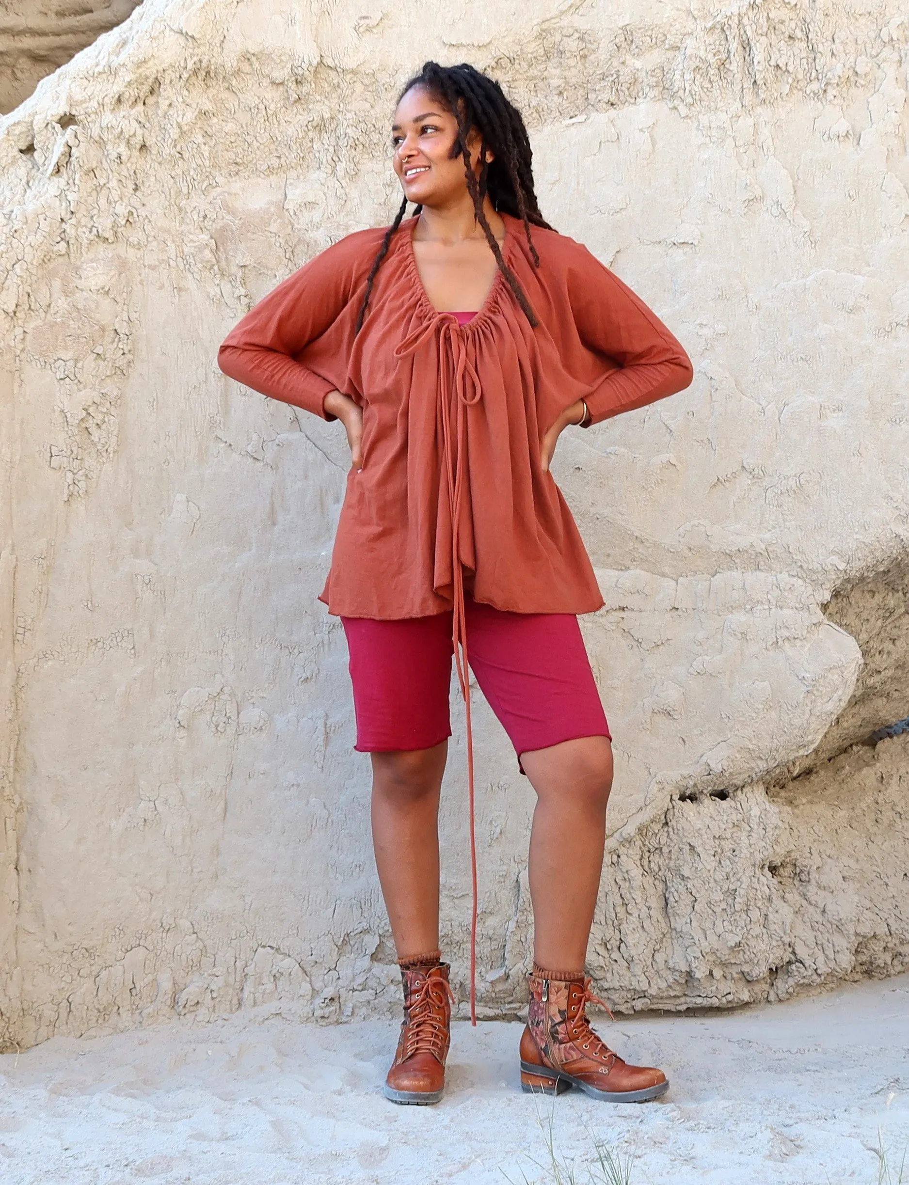 Drawstring Wrap Migration Tunic