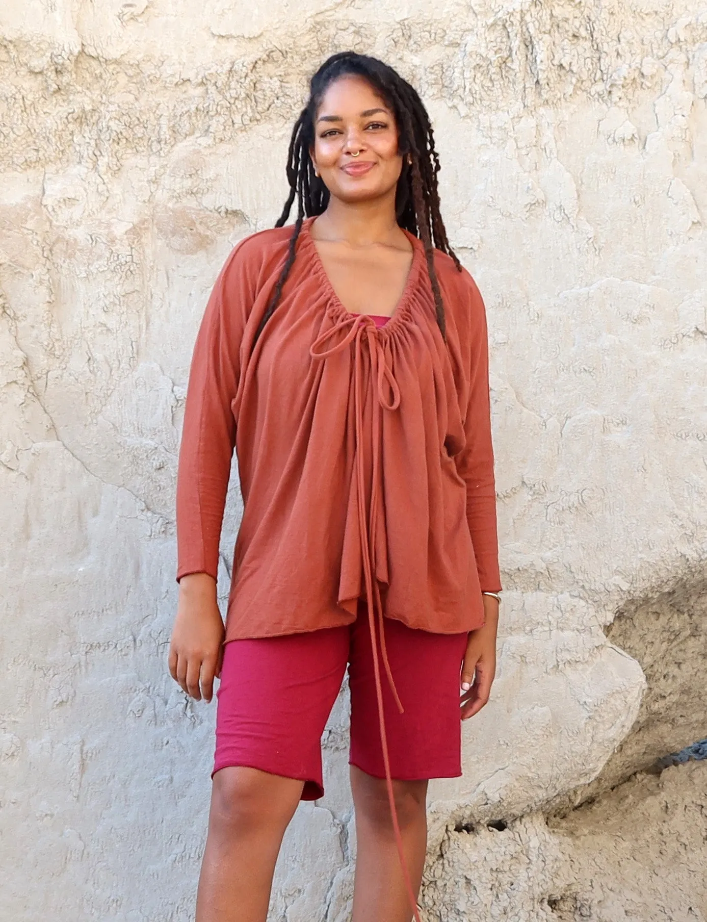 Drawstring Wrap Migration Tunic