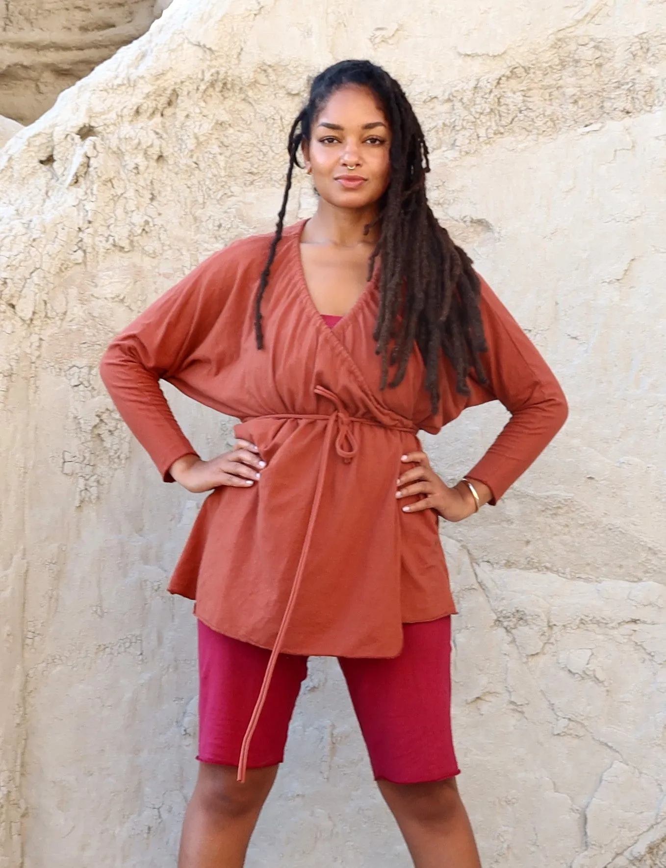 Drawstring Wrap Migration Tunic