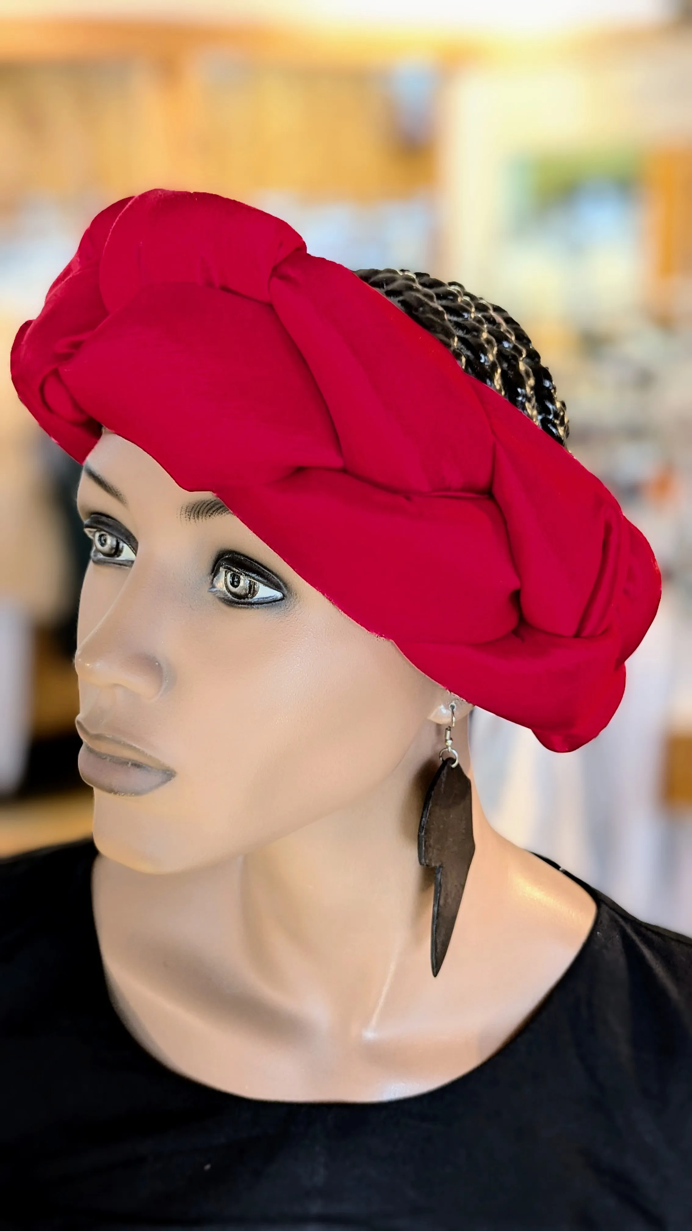 Dupsie's Akua Red African Headband DPWAH23