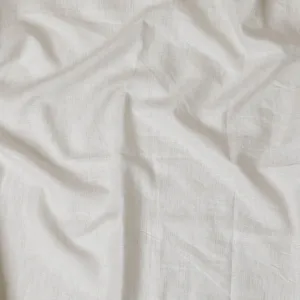 Elegant Ivory Pure Linen Fabric - 60 Lea, 140 cm Wide-D19400