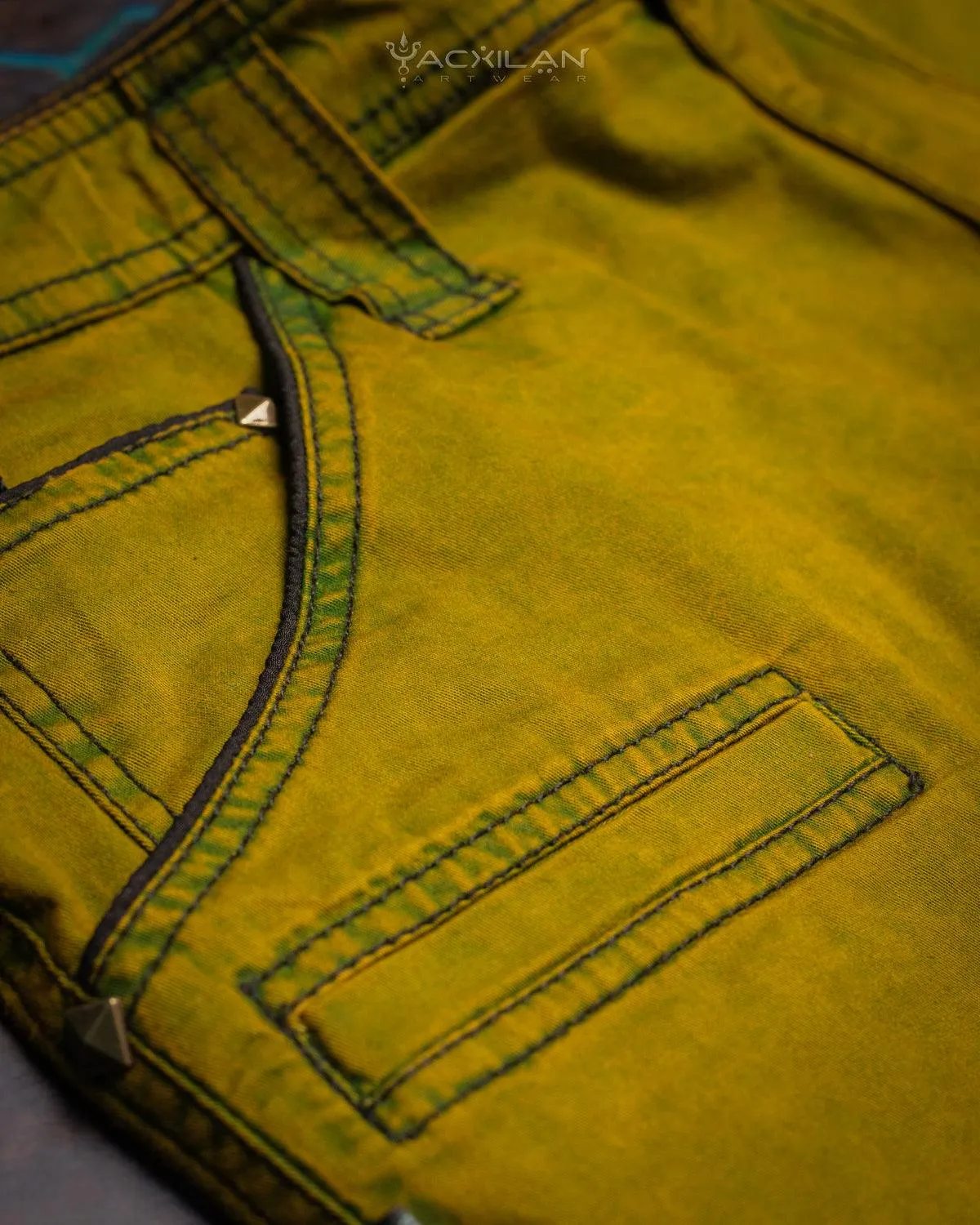Flying Short Men / Light Cotton - TOXIC MUSTARD