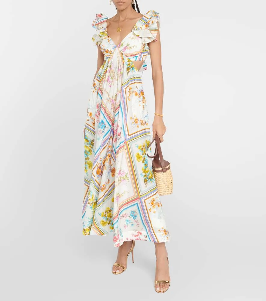 Halcyon Floral Maxi Dress ZIMMERMANN Multicolor