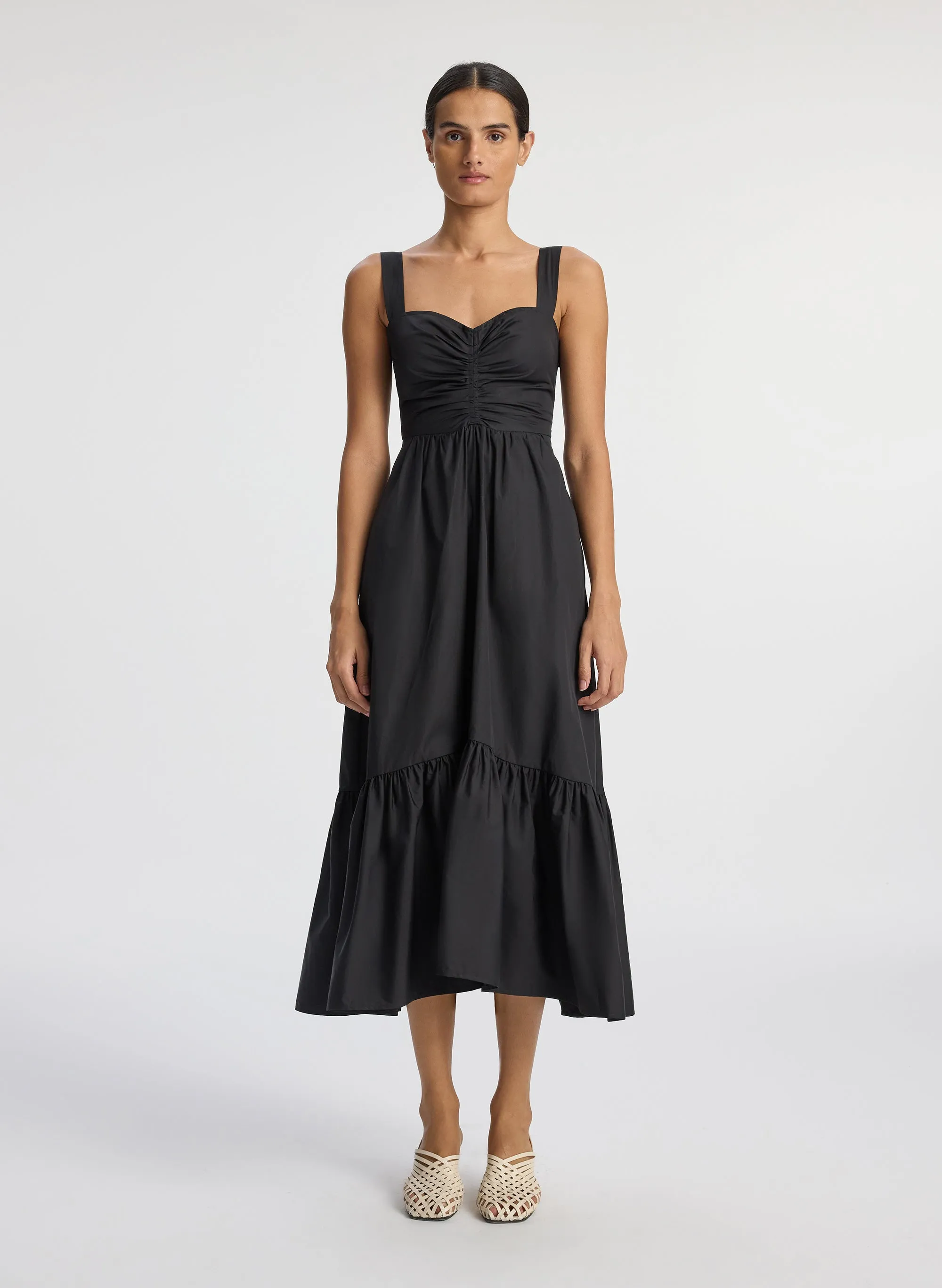 Lilah II Cotton Midi Dress