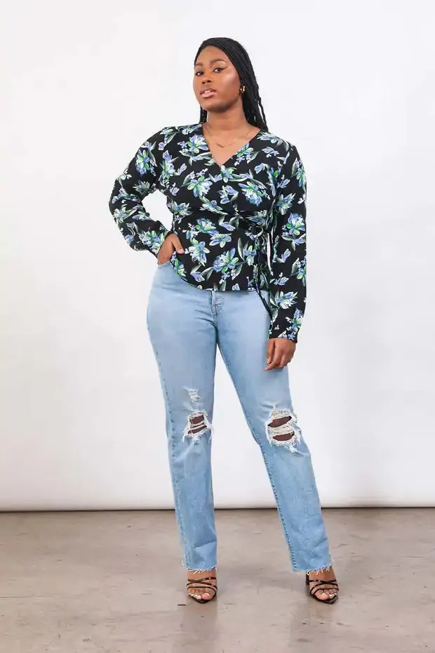 Lina Marie Floral Boho Top