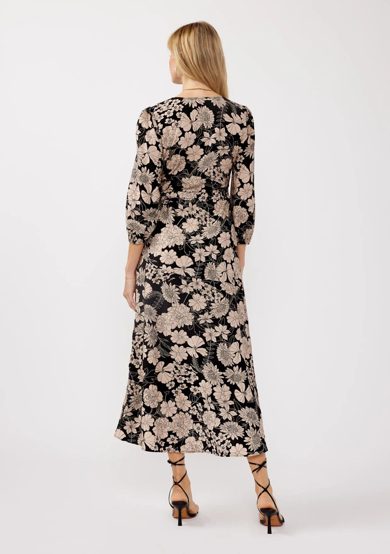 Mother Earth Floral Wrap Dress