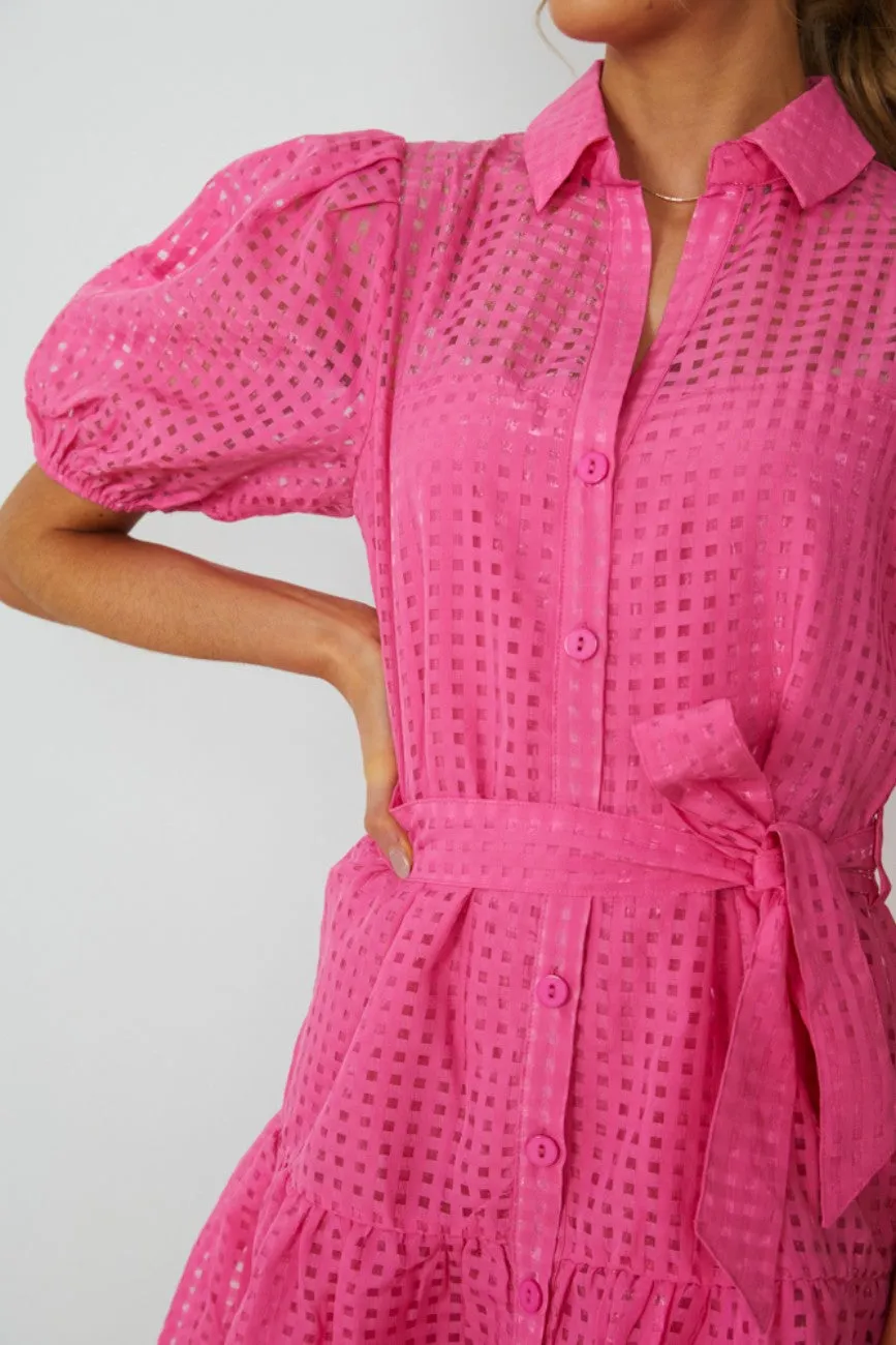 Notepad Dress - Pink