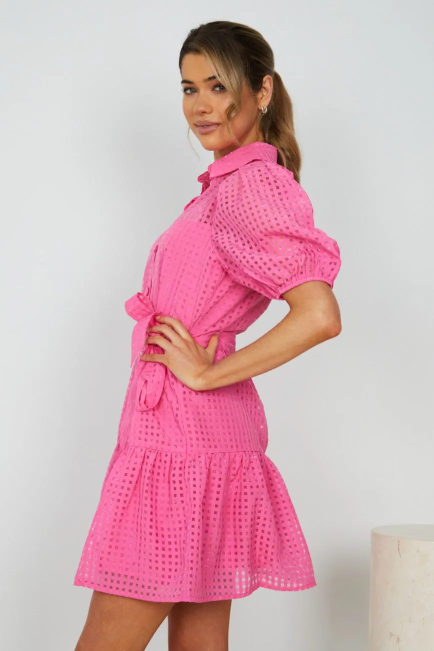 Notepad Dress - Pink