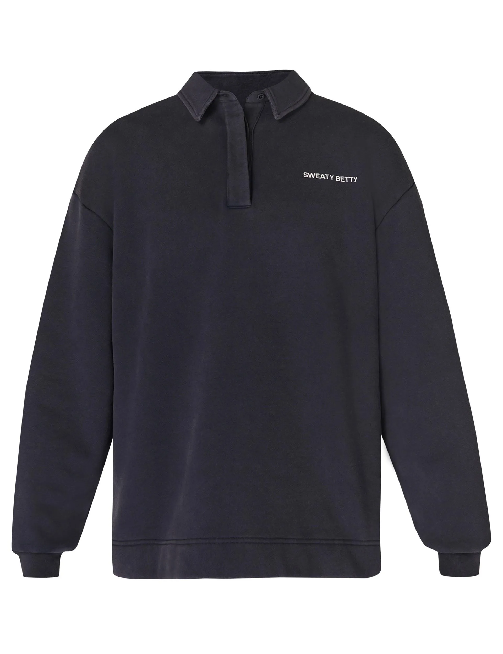 Powerhouse Henley Sweatshirt - Navy Blue