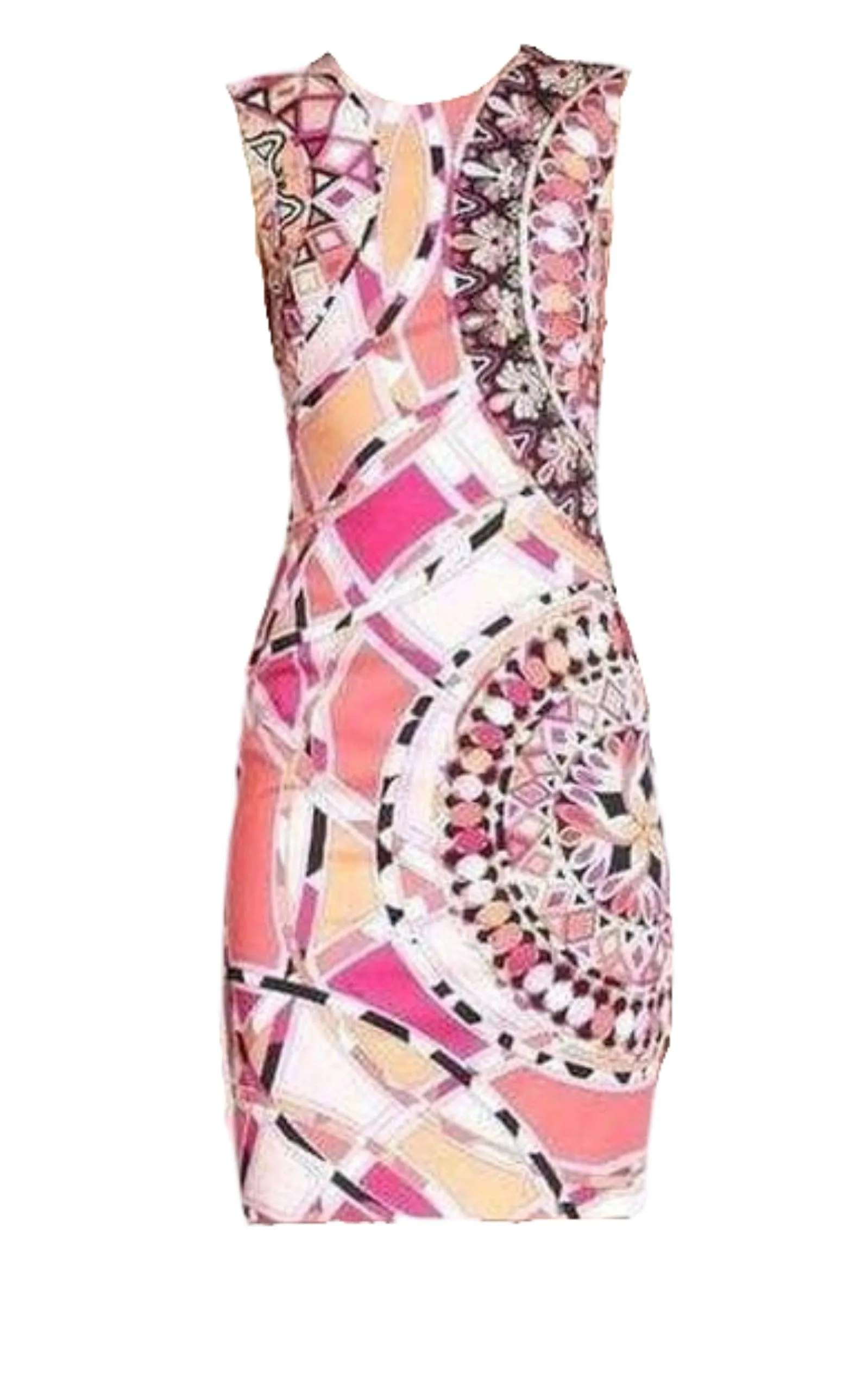 Signature Print Sheath Cotton Dress