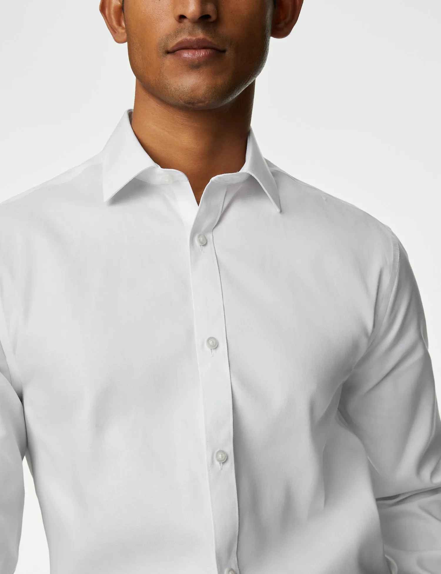 Slim Fit Non Iron Pure Cotton Shirt