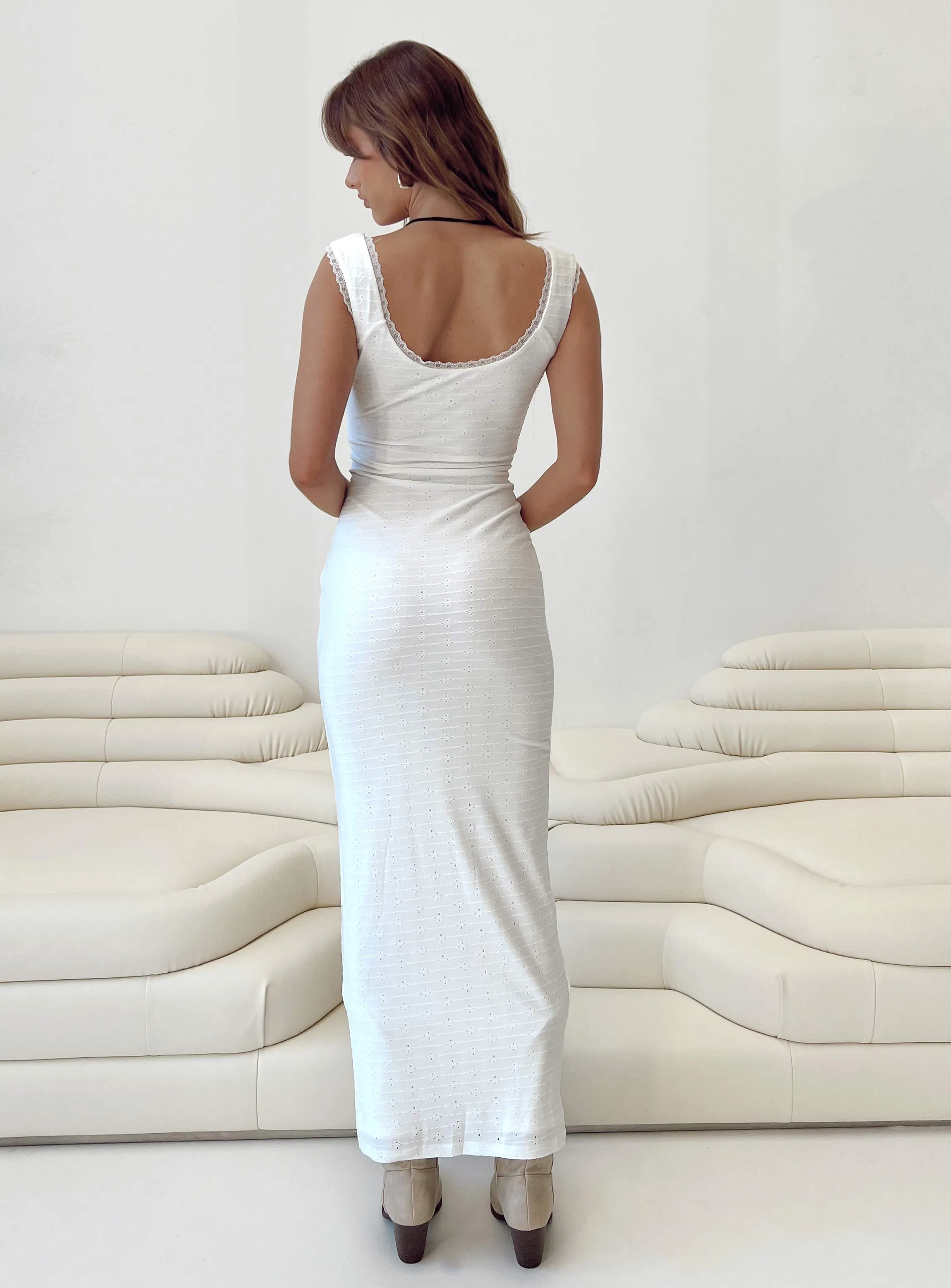 Tana Maxi Dress White