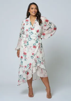 Tiffany Wrap Midi Dress