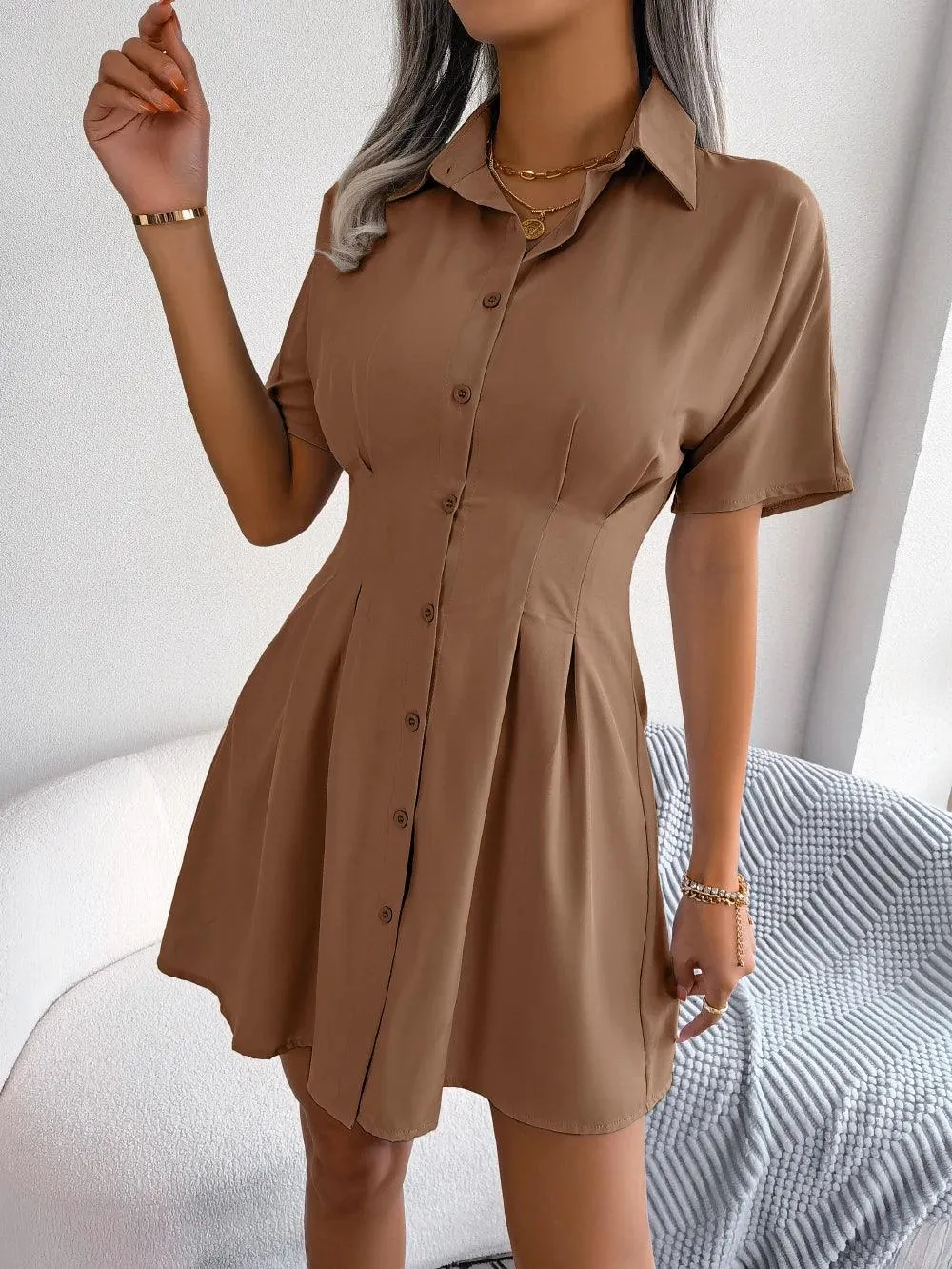 TIMELESS A-LINE MINI DRESS