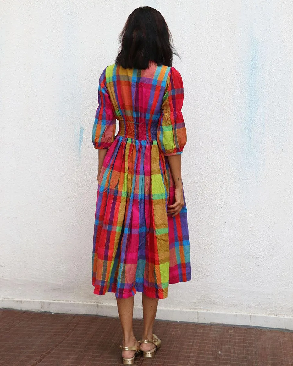 Zehra Handwoven Cotton Dress